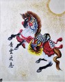 caballo chino colorido